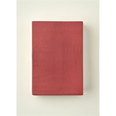 Bella Maison %100 Pamuk Saten Supreme Basic Çift Kişilik Lastikli Çarşaf Bordo (160x200x35 Cm) Bordo