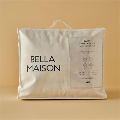 Bella Maison Bambu Tek Kişilik Yorgan Beyaz (155x215 Cm) Beyaz