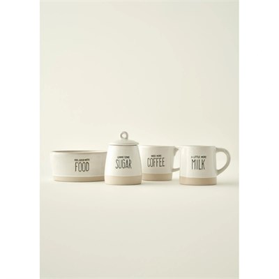 Bella Maison Bohemia Stoneware Sütlük Beyaz (300 Cc) Beyaz