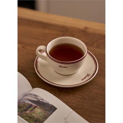 Bella Maison Bonheur 2li Porselen Çay Fincanı Bordo (270 Cc) Bordo