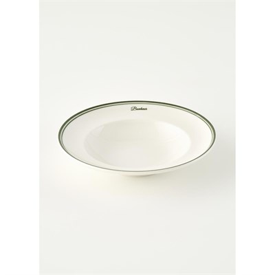 Bella Maison Bonheur Porselen Makarna Tabağı Yeşil (28 Cm) Yeşil