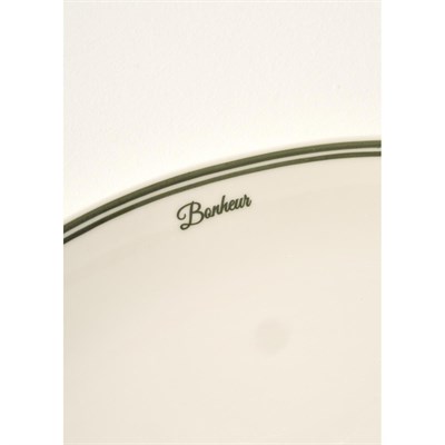 Bella Maison Bonheur Porselen Sunum Tabağı Yeşil (31 Cm) Yeşil