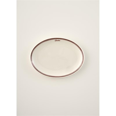 Bella Maison Bonheur Porselen Sunum Tabağı Bordo (31 Cm) Bordo
