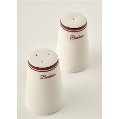 Bella Maison Bonheur Porselen Tuzluk-biberlik Seti Bordo (8 Cm) Bordo