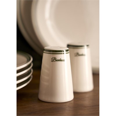 Bella Maison Bonheur Porselen Tuzluk-biberlik Seti Yeşil (8 Cm) Yeşil
