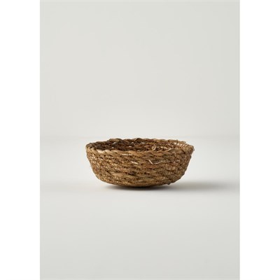 Bella Maison Carmen 4lü Hasır Sepet Naturel (15x4 Cm)