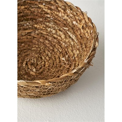Bella Maison Carmen 4lü Hasır Sepet Naturel (15x4 Cm)
