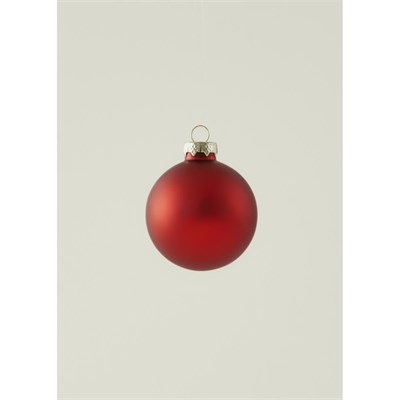 Bella Maison Christmas Dekoratif Süs 12li Kırmızı (6 Cm) Kırmızı