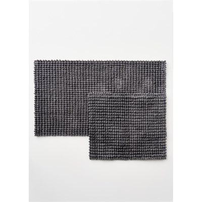 Bella Maison Cosy Paspas Takımı Antrasit (60x100 Cm) Antrasit