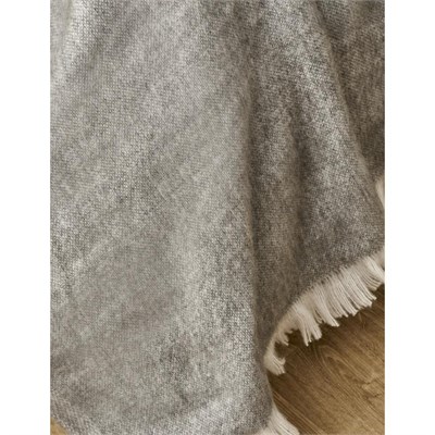 Bella Maison Cozy Akrilik Çift Kişilik Battaniye Gri (200x220 Cm) Gri