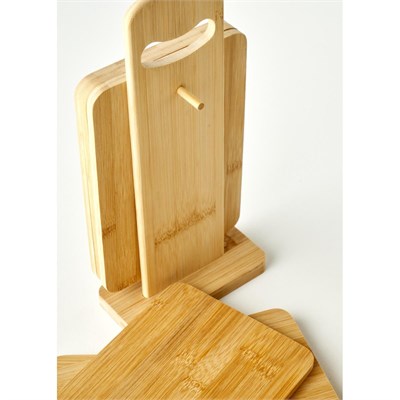 Bella Maison Craft 6lı Kesme Tahtası Seti Naturel (15x7x33 Cm) Naturel