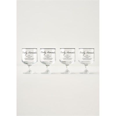 Bella Maison Daily Reminder 4lü Cup Set (300 Cc)
