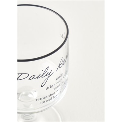 Bella Maison Daily Reminder Cup Siyah (300 Cc) Siyah