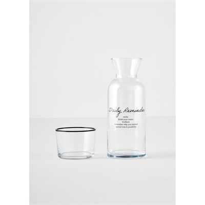 Bella Maison Daily Reminder Karaf Siyah (700 Ml) Siyah