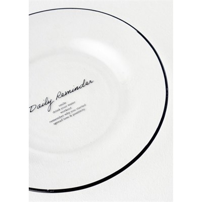 Bella Maison Daily Reminder Pasta Tabağı (19 Cm) Siyah