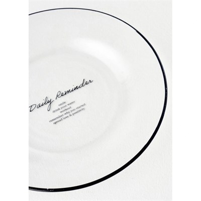 Bella Maison Daily Reminder Pasta Tabağı (19 Cm) Siyah