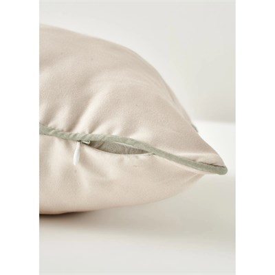 Bella Maison Daisy Biyeli Punchlı Dekoratif Yastık Kılıfı Bej (43x43 Cm) Bej