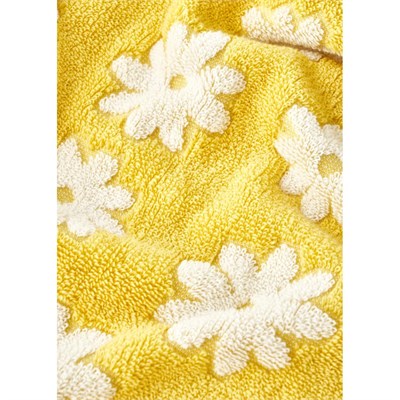 Bella Maison Daisy Jakarlı Yüz Havlusu Sarı (50x90 Cm) Sarı
