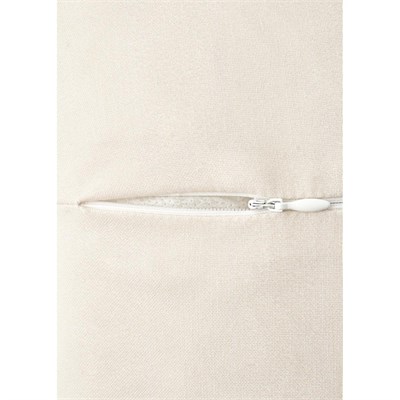 Bella Maison Daisy Volanlı Kenar Nakışlı Dekoratif Yastık Kılıfı Bej (35x50 Cm) Bej
