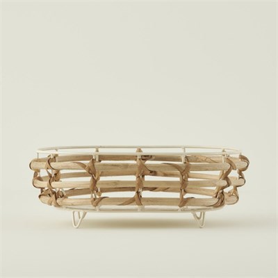 Bella Maison Dawn Oval Sepet Naturel (33x23x11 Cm) Naturel