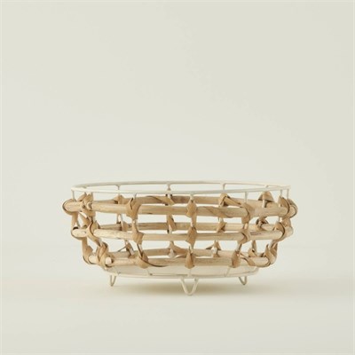 Bella Maison Dawn Yuvarlak Sepet Naturel (27x12 Cm) Naturel