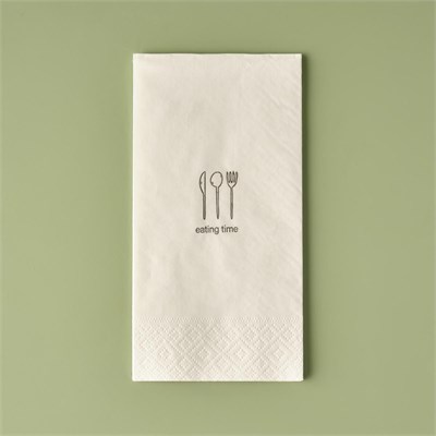 Bella Maison Eating Time 100lü Peçete Beyaz (33x33 Cm)