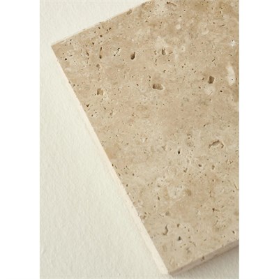 Bella Maison Ephesus 4lü Traverten Bardak Altlığı (10x10 Cm) Naturel