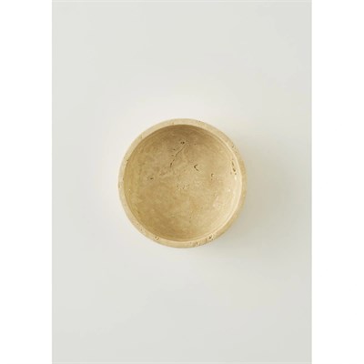 Bella Maison Ephesus Traverten Dekoratif Kase Naturel (20x7 Cm) Naturel