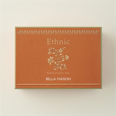Bella Maison Ethnic 6lı Kahve Fincanı Seti (90 Cc)