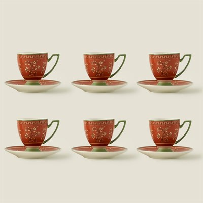 Bella Maison Ethnic 6lı Kahve Fincanı Seti (90 Cc)