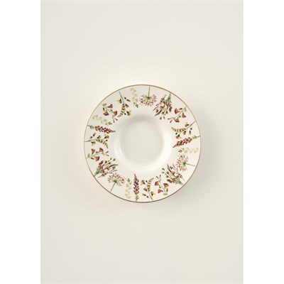 Bella Maison Flores Porselen 6lı Çay Tabağı Seti (12 Cm) Çok Renkli
