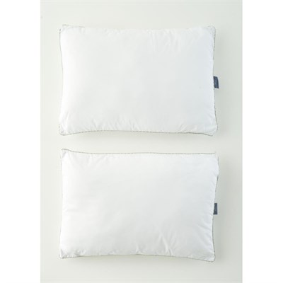Bella Maison Fluffy Bambu 2li Yastık Beyaz (50x70 Cm) Beyaz