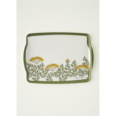 Bella Maison Garden Melamin Tepsi Yeşil (42x31 Cm) Yeşil