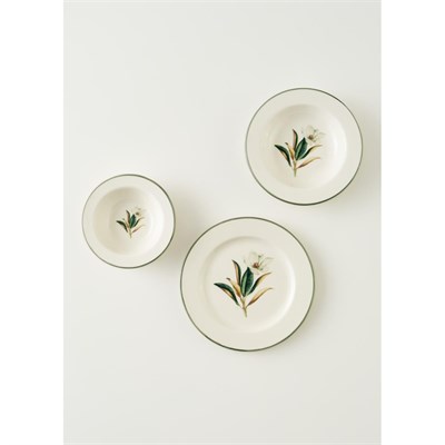 Bella Maison Garden Stoneware 12 Parça 4 Kişilik Yemek Takımı Mix