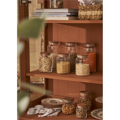 Bella Maison Joye Ahşap Kapaklı 12li Kavanoz Seti (1400 Cc)