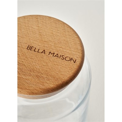 Bella Maison Joye Ahşap Kapaklı Kavanoz (290 Cc) Naturel