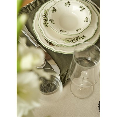 Bella Maison Julia Stoneware 24 Parça 6 Kişilik Yemek Takımı Yeşil Yeşil