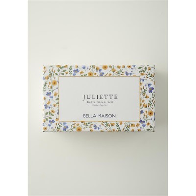 Bella Maison Juliette Porselen 2li Kahve Fincanı Seti (90 Cc) Çok Renkli