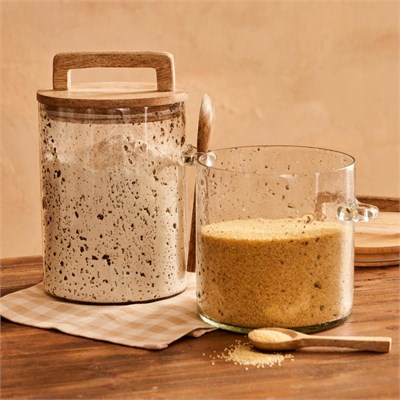 Bella Maison Kers Mango Kapaklı Kaşıklı Kavanoz Naturel (2200 Ml) Naturel