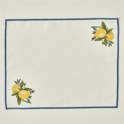 Bella Maison Lemoncello Pamuklu Amerikan Servis Sarı (35x45 Cm) Sarı