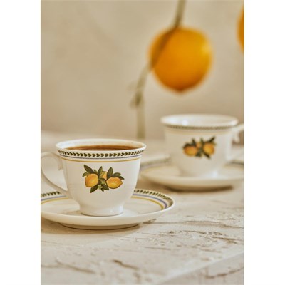 Bella Maison Lemoncello Porselen 2li Kahve Fincanı Seti (90 Cc) Çok Renkli