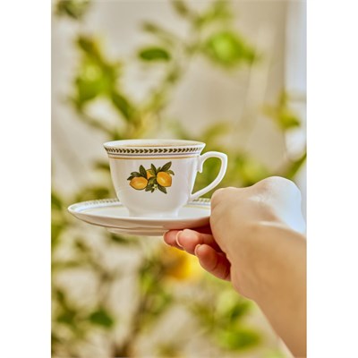 Bella Maison Lemoncello Porselen 2li Kahve Fincanı Seti (90 Cc) Çok Renkli