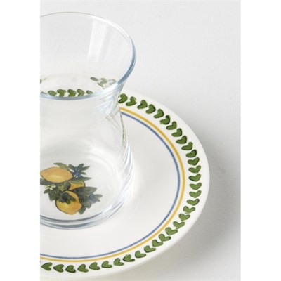 Bella Maison Lemoncello Porselen 6lı Çay Bardağı Seti (170 Cc) Çok Renkli