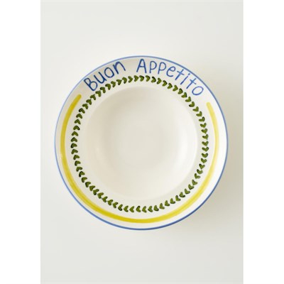 Bella Maison Lemoncello Porselen Makarna Tabağı (27 Cm) Çok Renkli