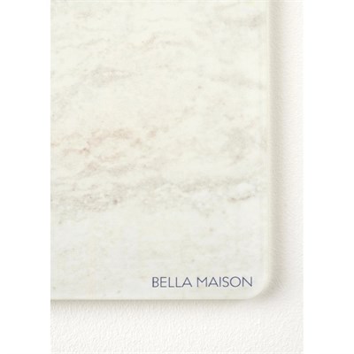 Bella Maison Marbella Cam Kesme Tahtası Ekru (35x25 Cm) Ekru