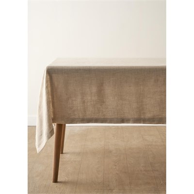 Bella Maison Miva Simli Masa Örtüsü Gold (150x250 Cm) Gold