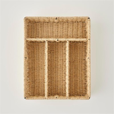 Bella Maison Naturella Çatal Kaşık Tepsisi Naturel (28x34x7 Cm) Naturel