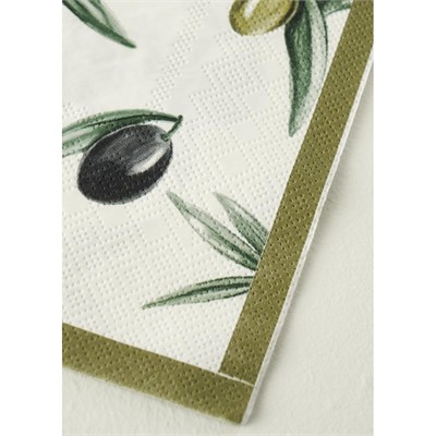 Bella Maison Olive 40lı Kağıt Peçete (33x33 Cm)
