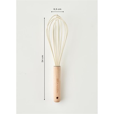 Bella Maison Olivia Silikon Çırpıcı Krem (24x6,5 Cm) Krem