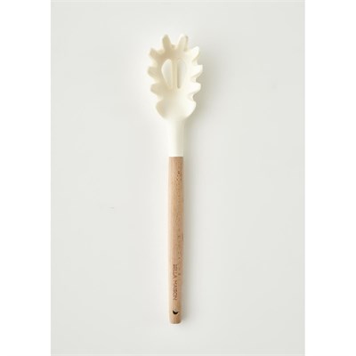 Bella Maison Olivia Silikon Makarna Kepçesi Krem (31x6x4 Cm) Krem